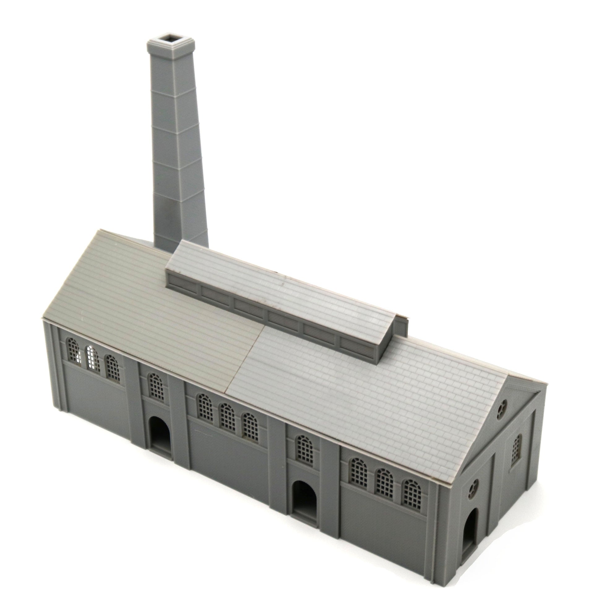 Detailed Coal Gas Retort House Model Kit TT120 3mm Scale
