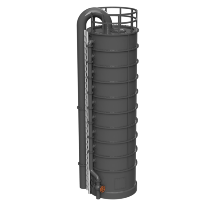 Coal Gas Scrubber Model Building Kit 3mm Scale