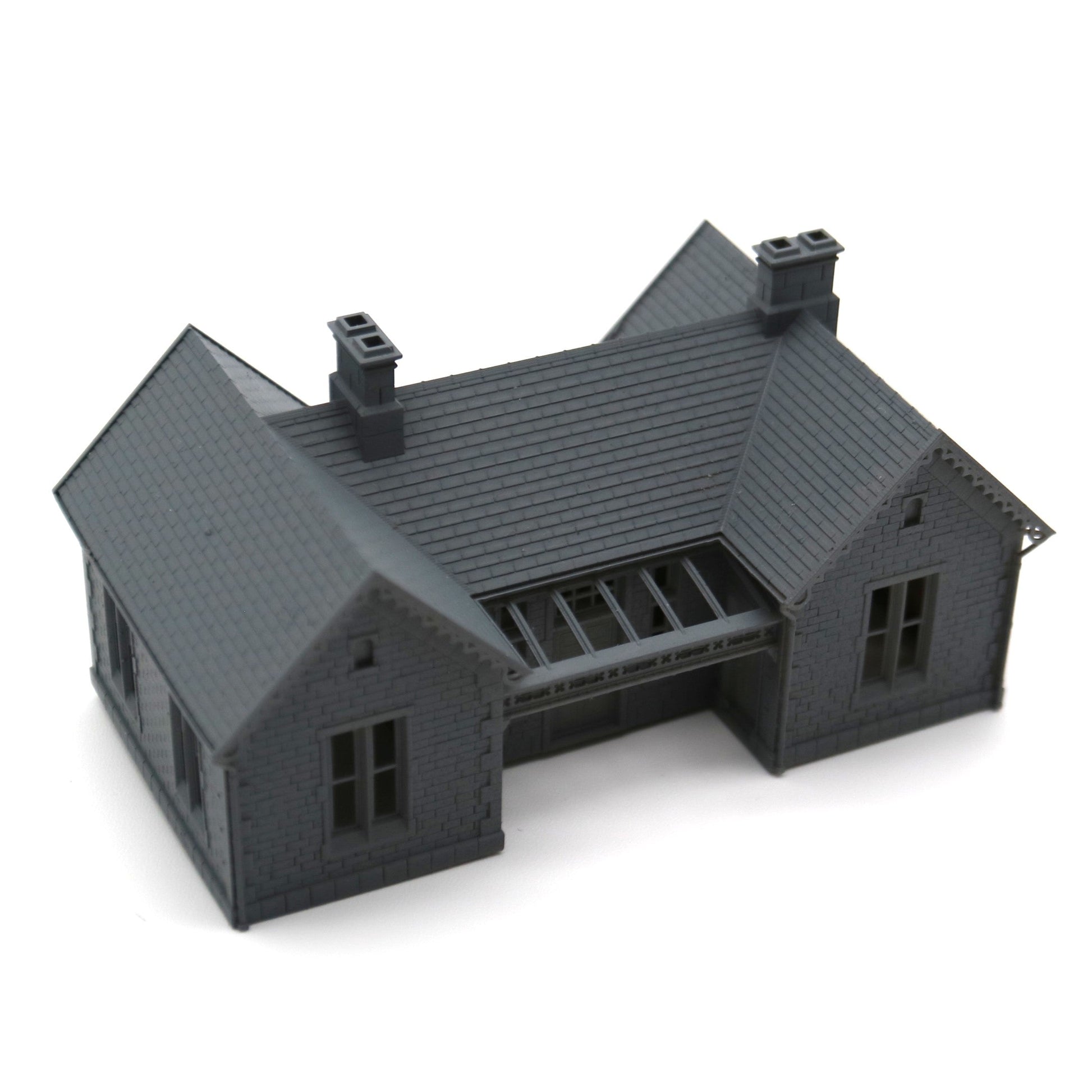 LMS Station Building N Scale Model Kit