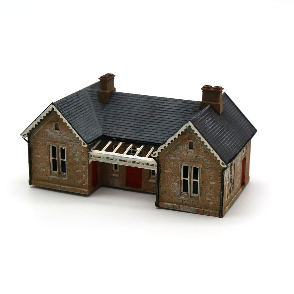 LMS Station Building OO HO Scale Model Kit