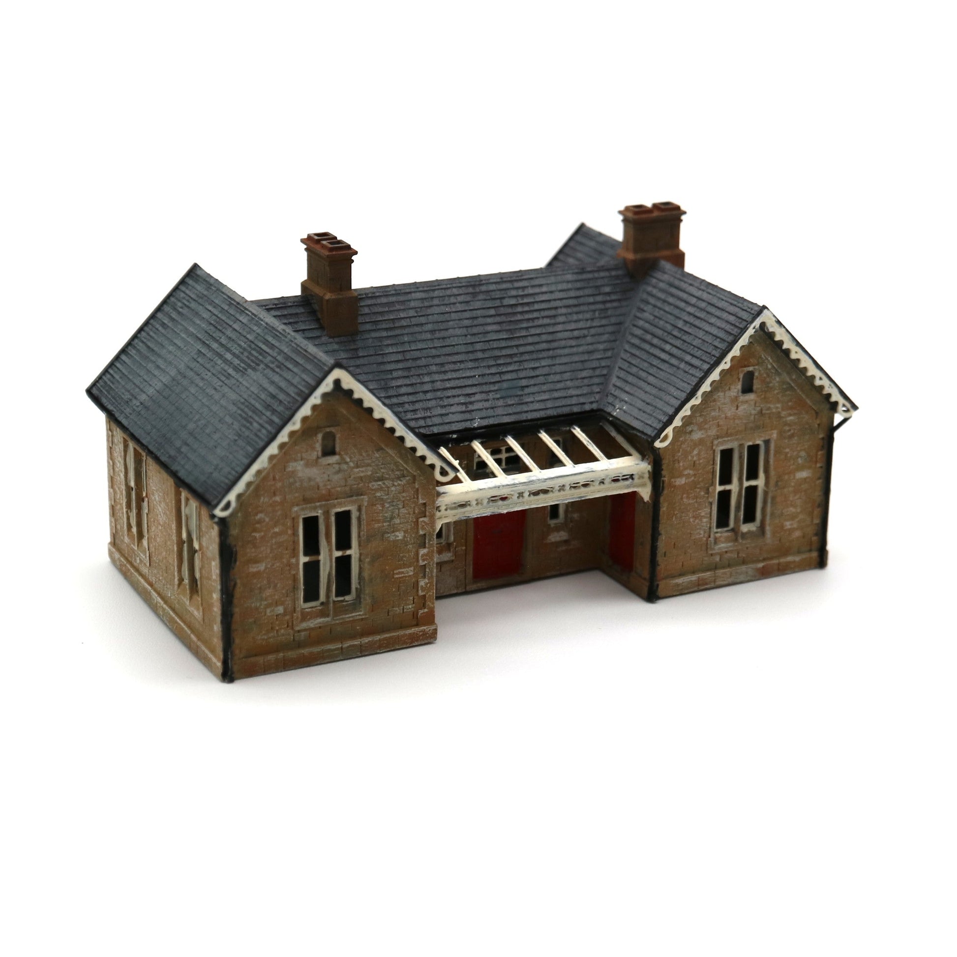 LMS Station Building N Scale Model Kit