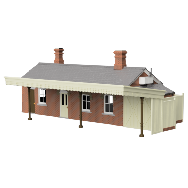 GWR Station Building OO HO Scale Model Kit