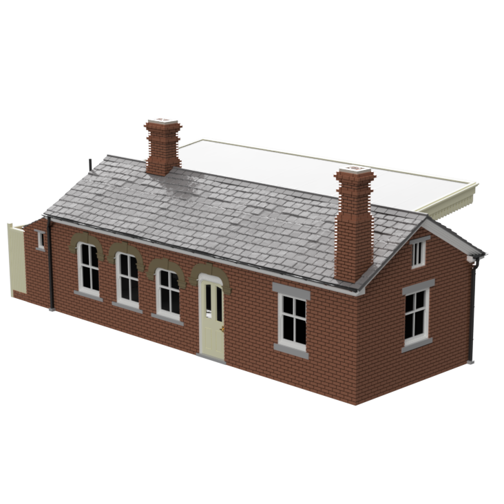 GWR Station Building OO HO Scale Model Kit