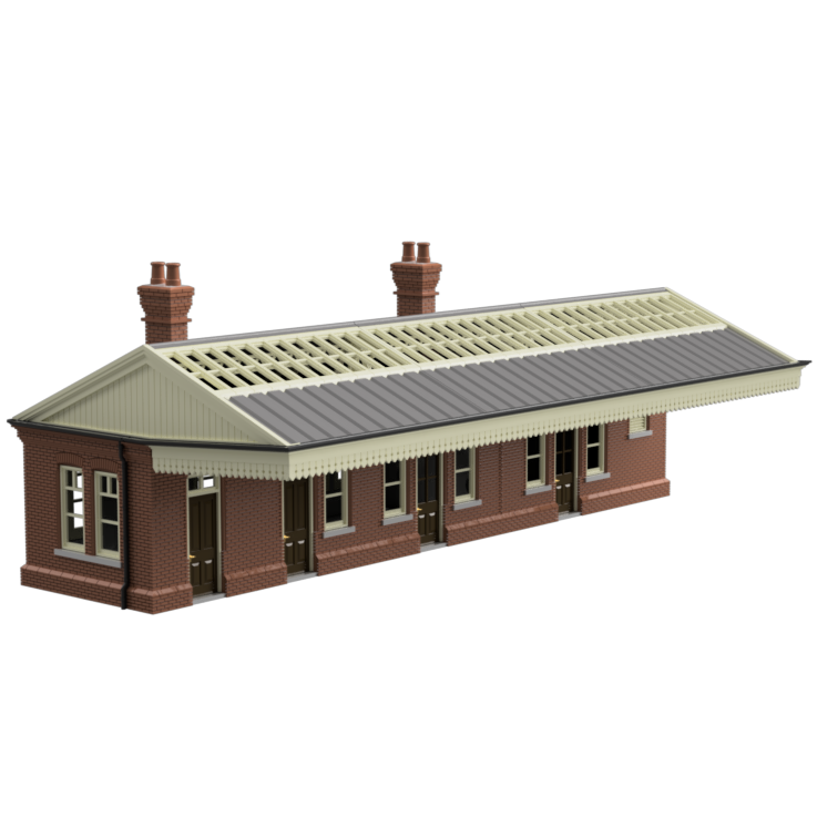 Lambourn Station N Scale Model Building Kit