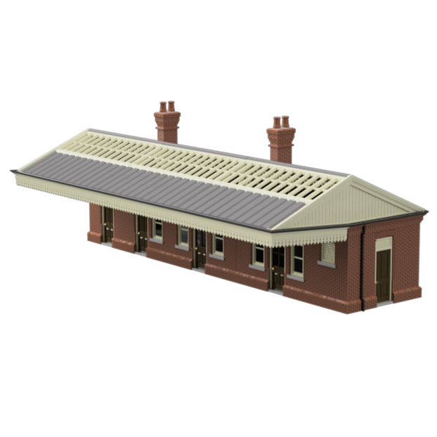Lambourn Station Building Model TT120 3mm Scale