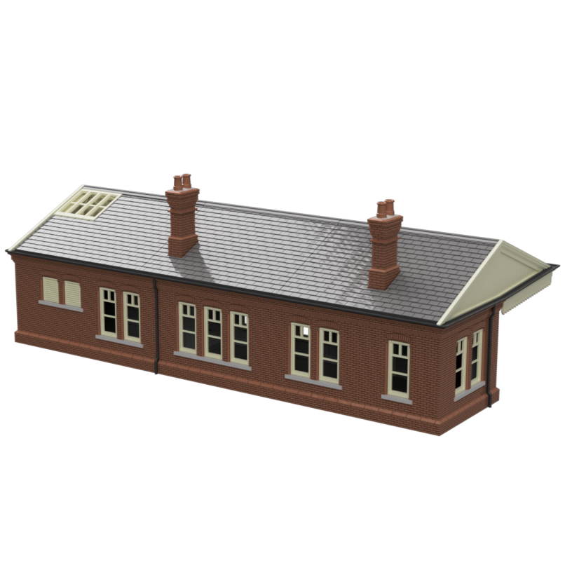 Lambourn Station Building Model TT120 3mm Scale