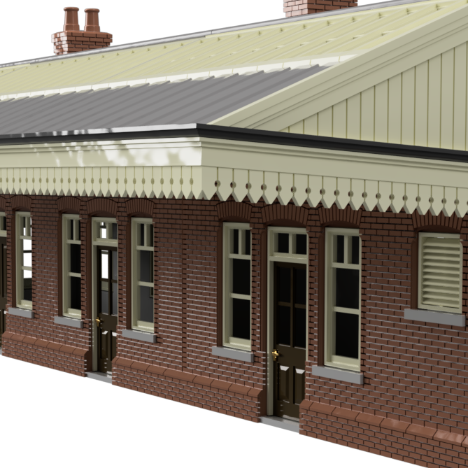 Lambourn Station N Scale Model Building Kit