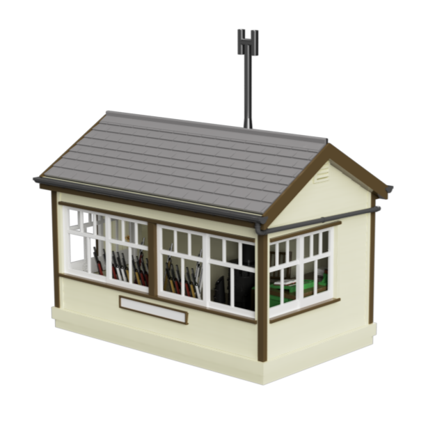 GWR Signal Box OO HO Scale Model Kit