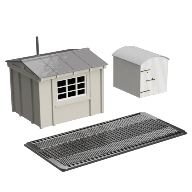 GWR Weighbridge and Lamp Hut Model Kit TT120 3mm Scale