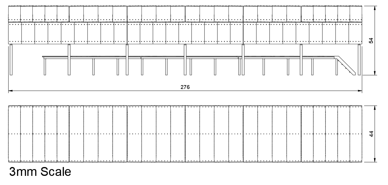GWR Carriage Shed Model Kit TT120 3mm Scale