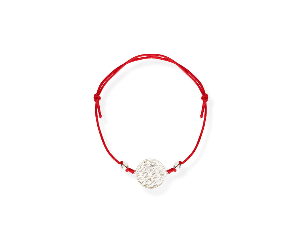 Ethical 3D Printed Flower of Life Bracelet – Rose Quartz & Silver by New Vintage by Kriss at brixbailey.com