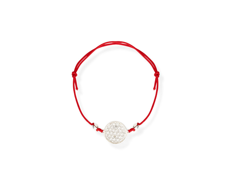 Ethical 3D Printed Flower of Life Bracelet – Rose Quartz & Silver by New Vintage by Kriss at brixbailey.com