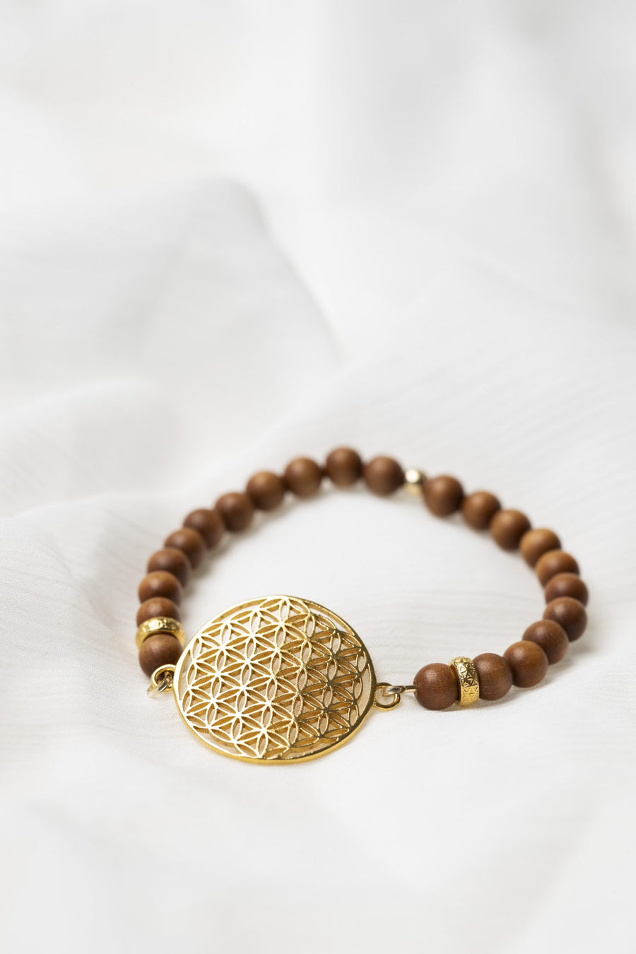 Flower of Life Bracelet – Symbolic, Handcrafted, Hypoallergenic by New Vintage by Kriss at brixbailey.com