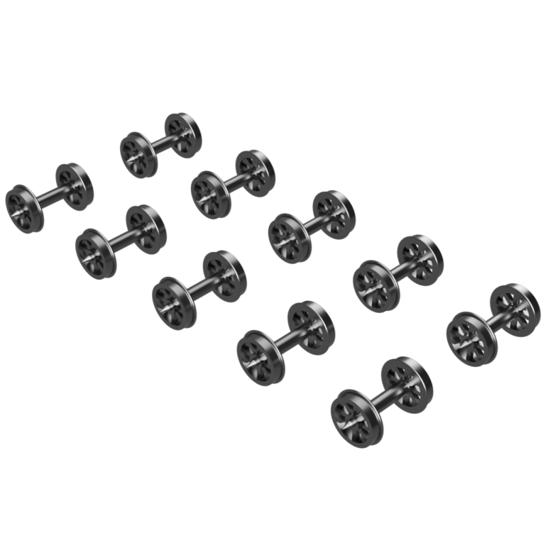 OO Gauge Wheel Set - 10 Pack 3D Printed Wheels for Model Railways