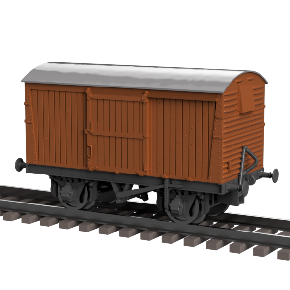 12 Ton Box Van Railway Model Kit TT120 3mm Scale