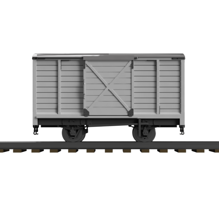 OO9 Narrow Gauge Covered Wagon Model Kit