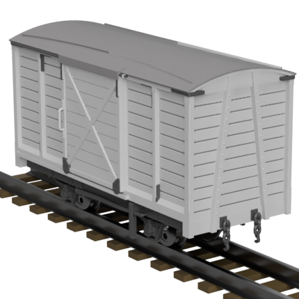OO9 Narrow Gauge Covered Wagon Model Kit