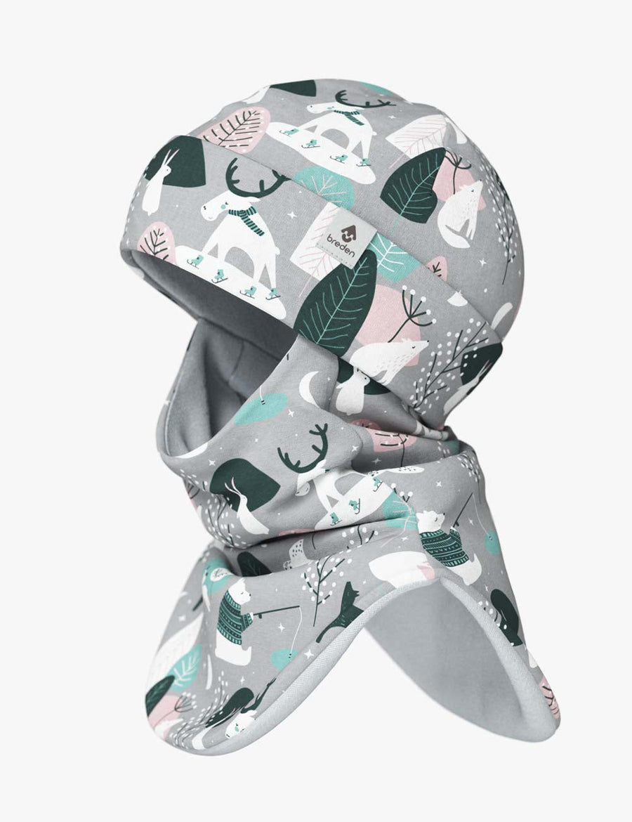 Kids Fleece-Lined Balaclava – Hat & Scarf Combo for Extreme Cold by Breden at brixbailey.com