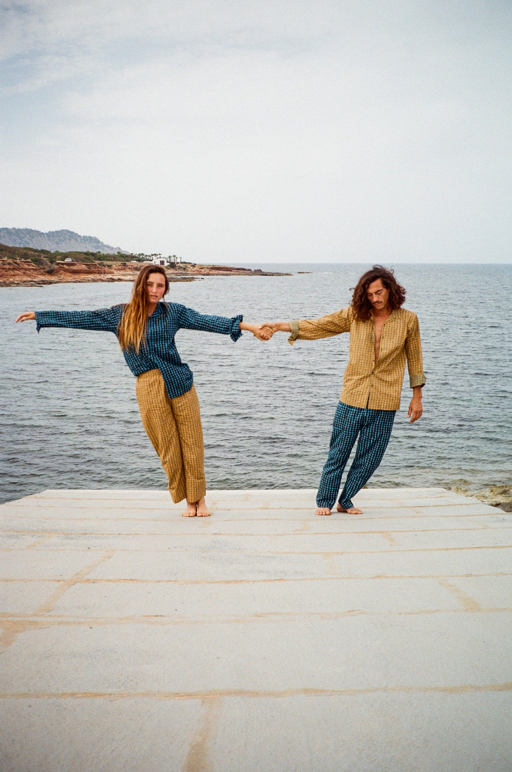 Can Zen Blue Organic Cotton Pyjamam Set