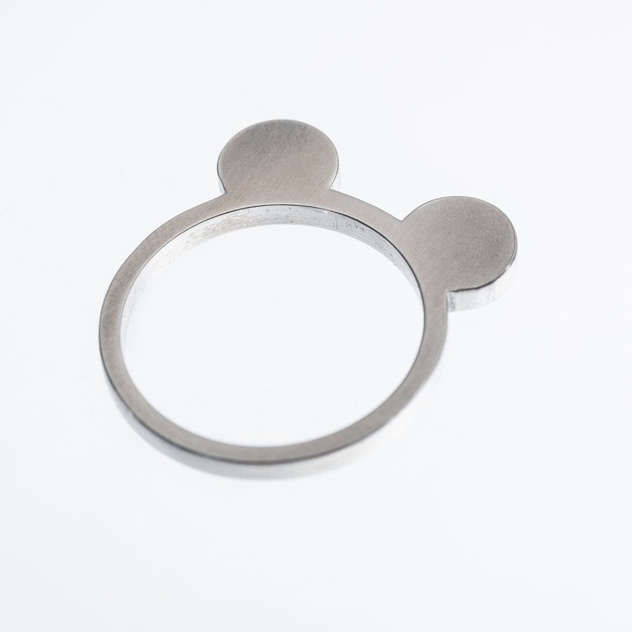 Scandinavian-Style Upcycled Stainless Steel Ring – Eco-Friendly & Hypoallergenic by Lentsius at www.brixbailey.com