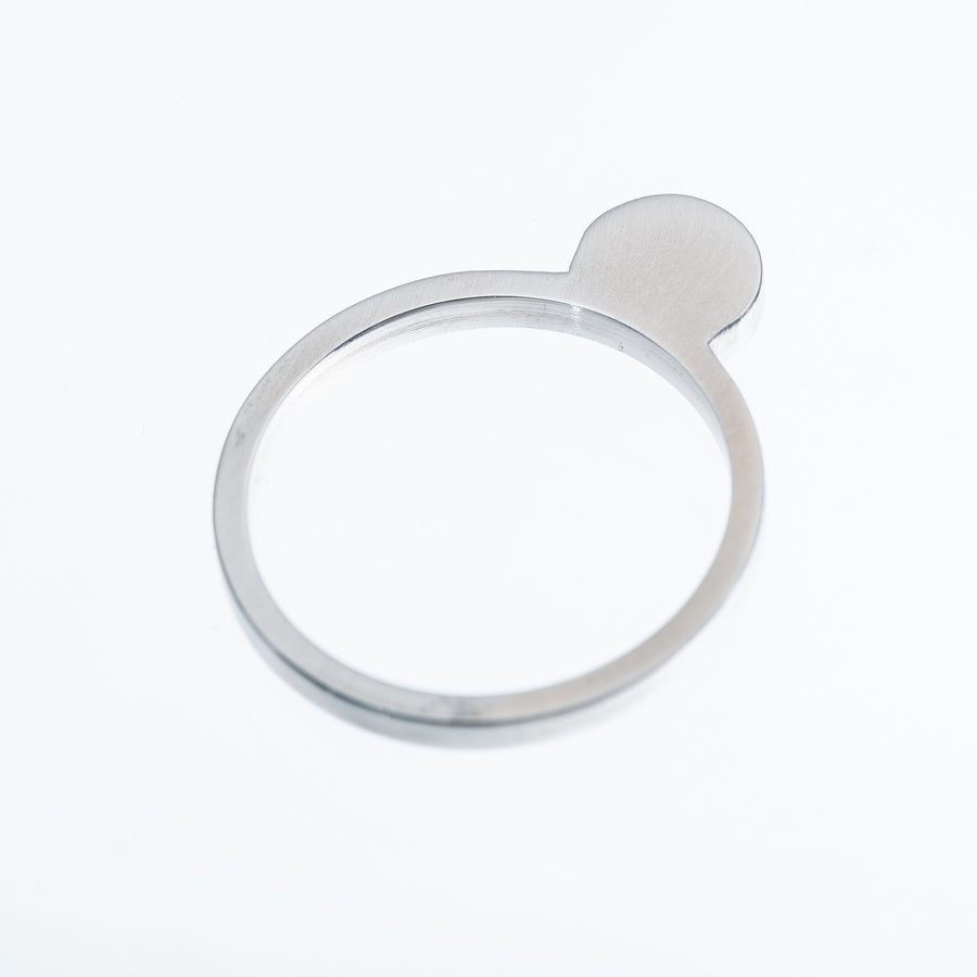 Stylish Upcycled Stainless Steel Ring – Eco-Friendly & Hypoallergenic by Lentsius at www.brixbailey.com