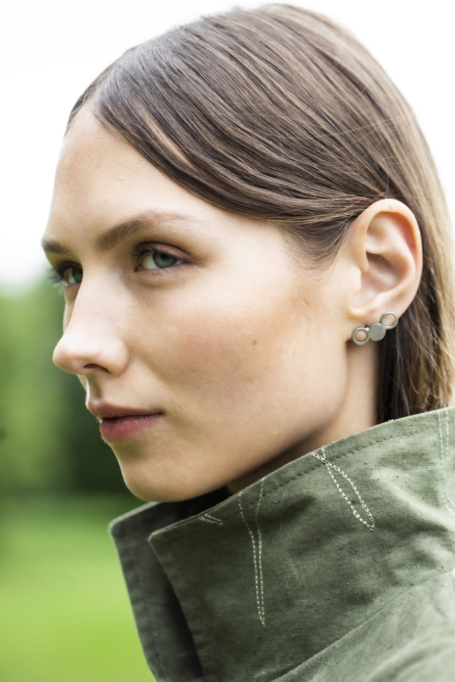 Eco-Friendly Stainless Steel Earrings – Scandinavian Style by Lentsius at www.brixbailey.com