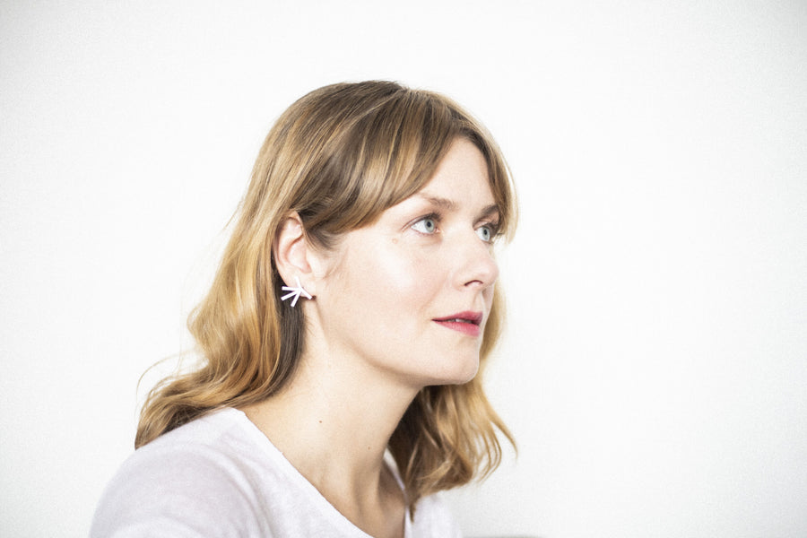 Stainless Steel Earrings – Sustainable, Hypoallergenic, Scandinavian Style by Lentsius at www.brixbailey.com