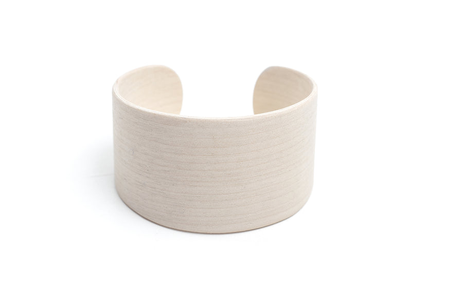 Sustainable Birch Veneer Bracelet – Handmade by Lentsius by Lentsius at www.brixbailey.com