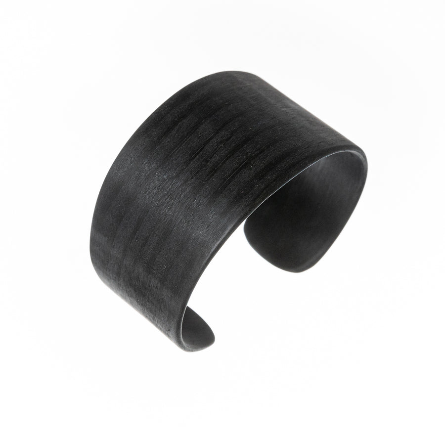 Sustainable Black Pine Veneer Bracelet by Lentsius – Handmade by Lentsius at www.brixbailey.com