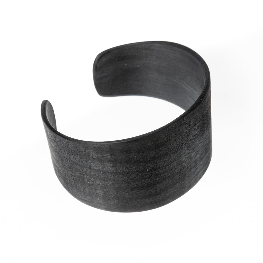 Sustainable Black Pine Veneer Bracelet – Lentsius Handmade Jewelry by Lentsius at www.brixbailey.com