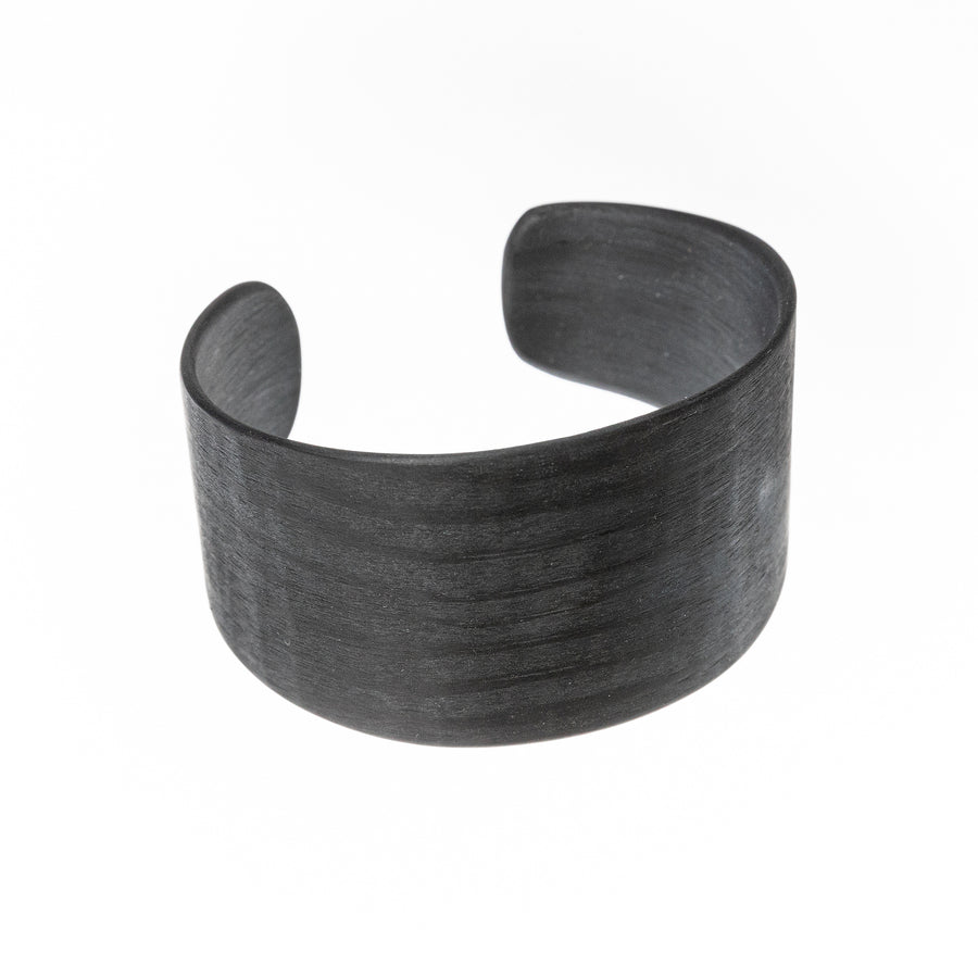 Lentsius Upcycled Black Pine Veneer Bracelet – Sustainable Style by Lentsius at www.brixbailey.com