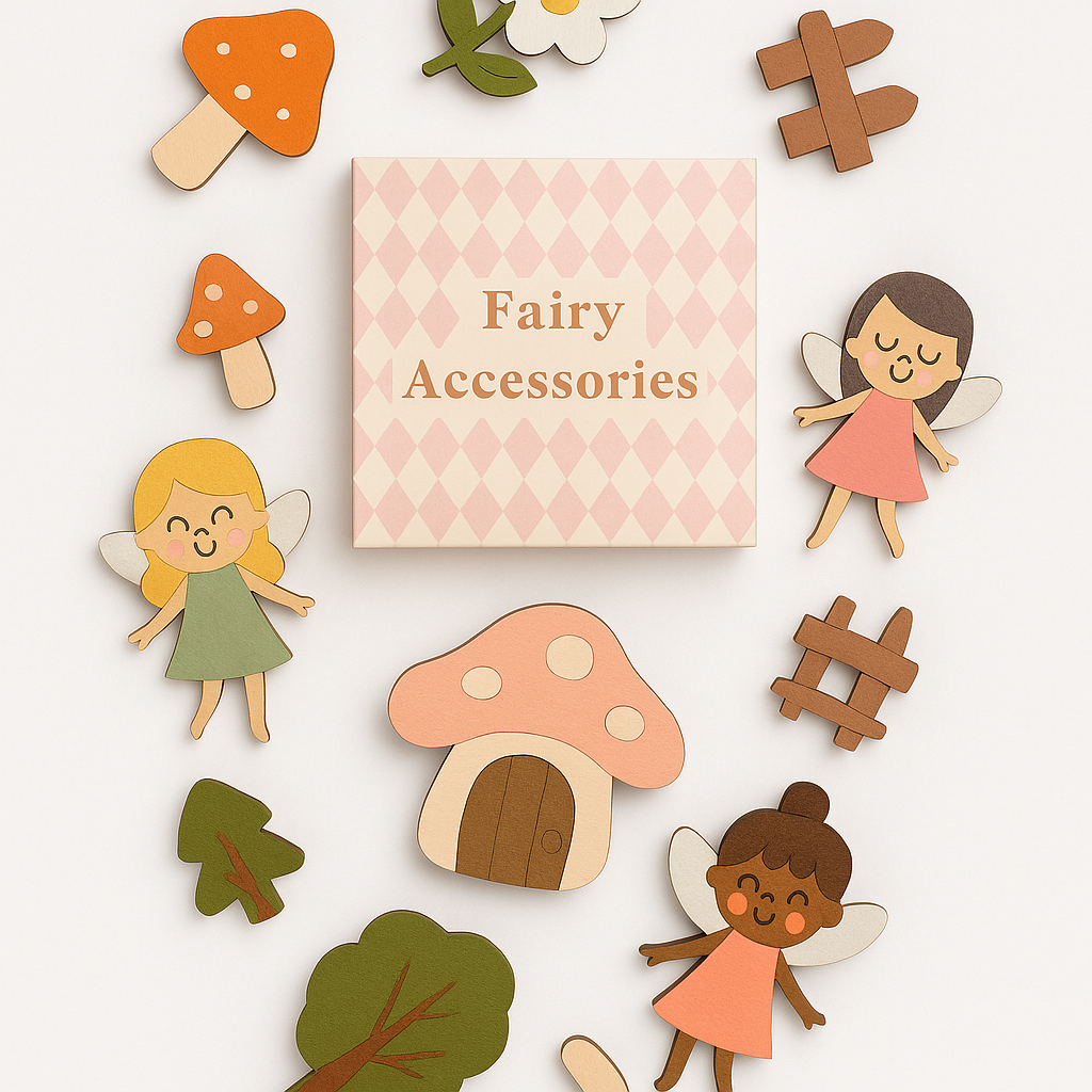 Fairy Garden Starter Kit with Apron, Tray, Shovel, Fairies, Soil and Seeds