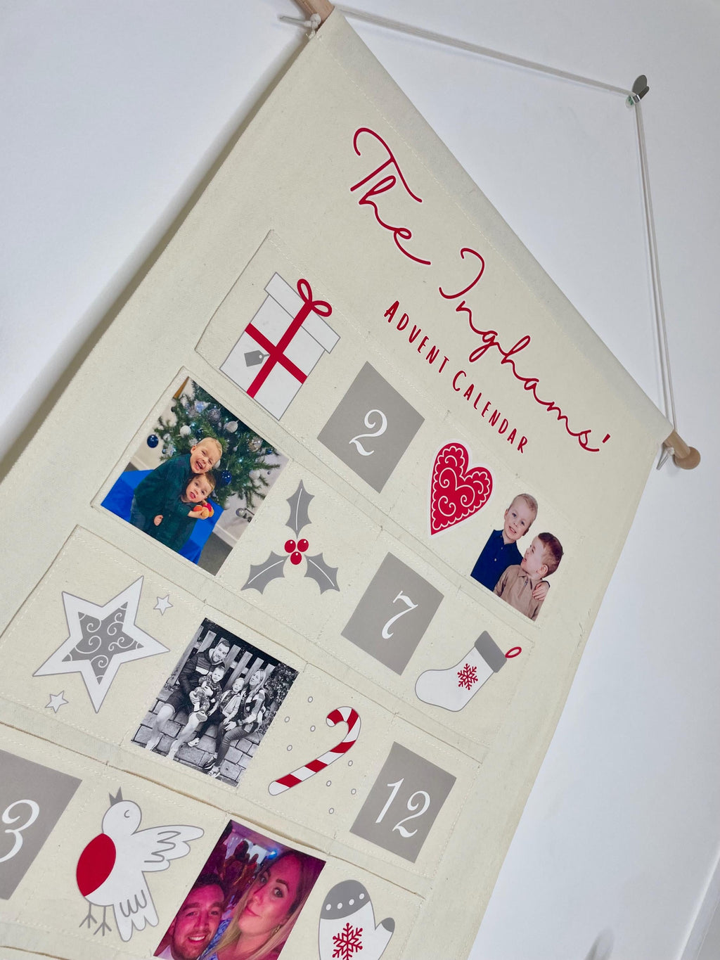 Personalised Family Advent Calendar with Your Photos
