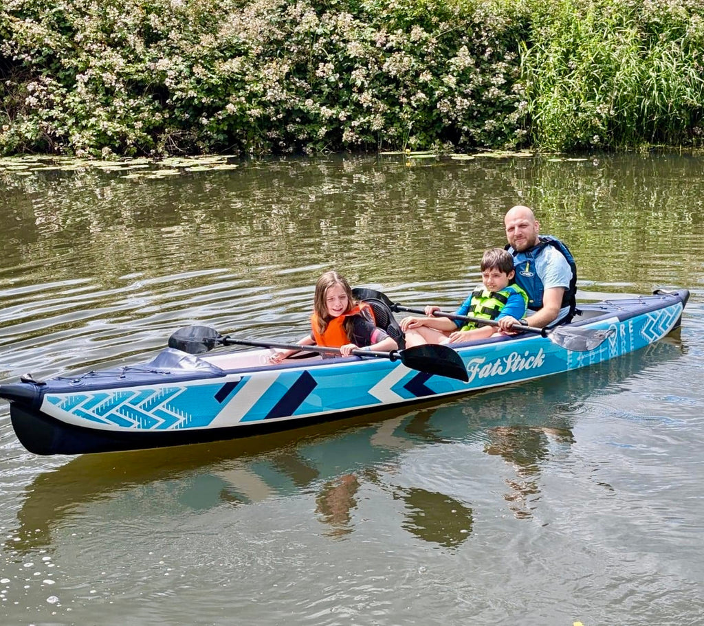 Inflatable 1 and 2 Person Drop Stitch Kayak Package