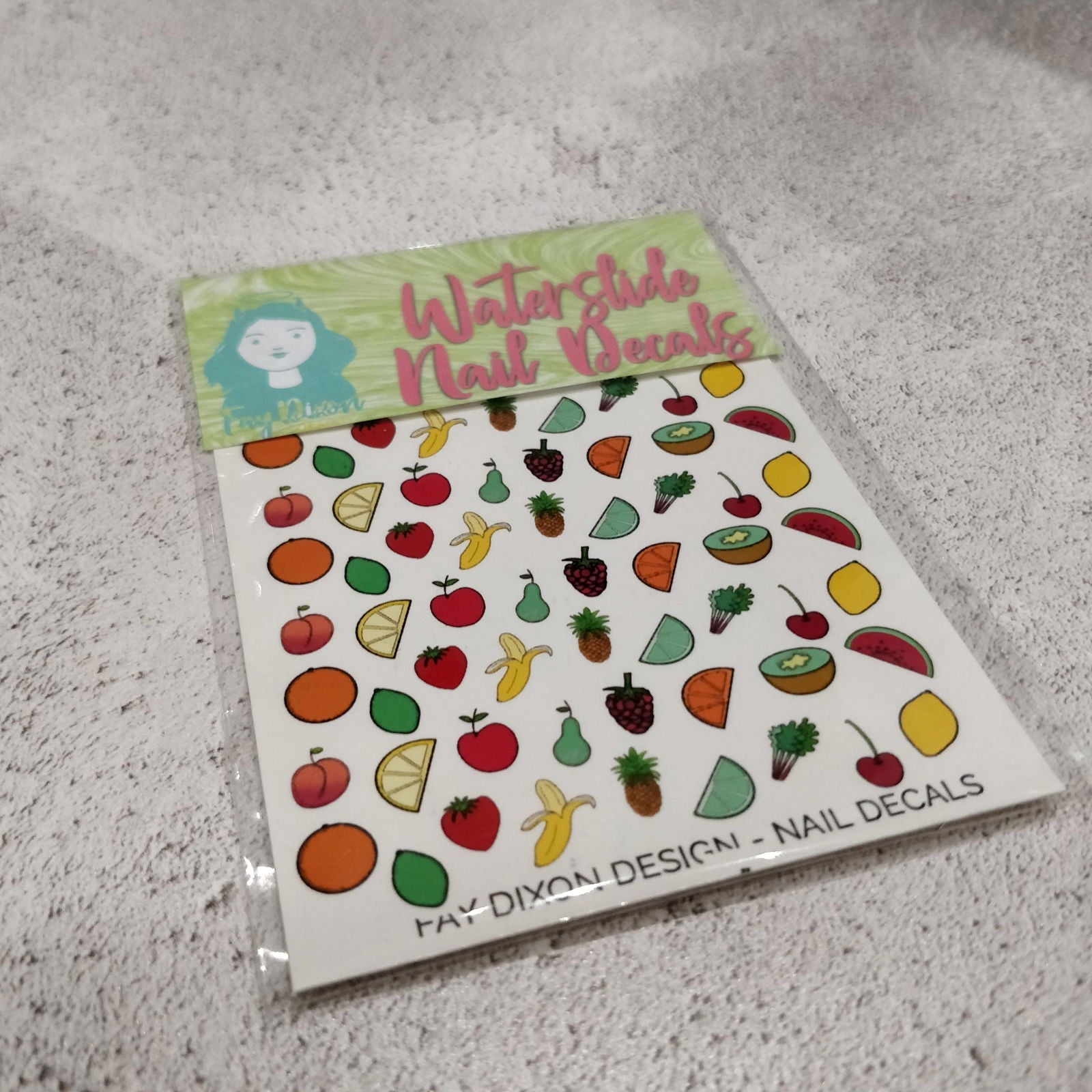 Feelin' Fruity Waterslide Nail Decals