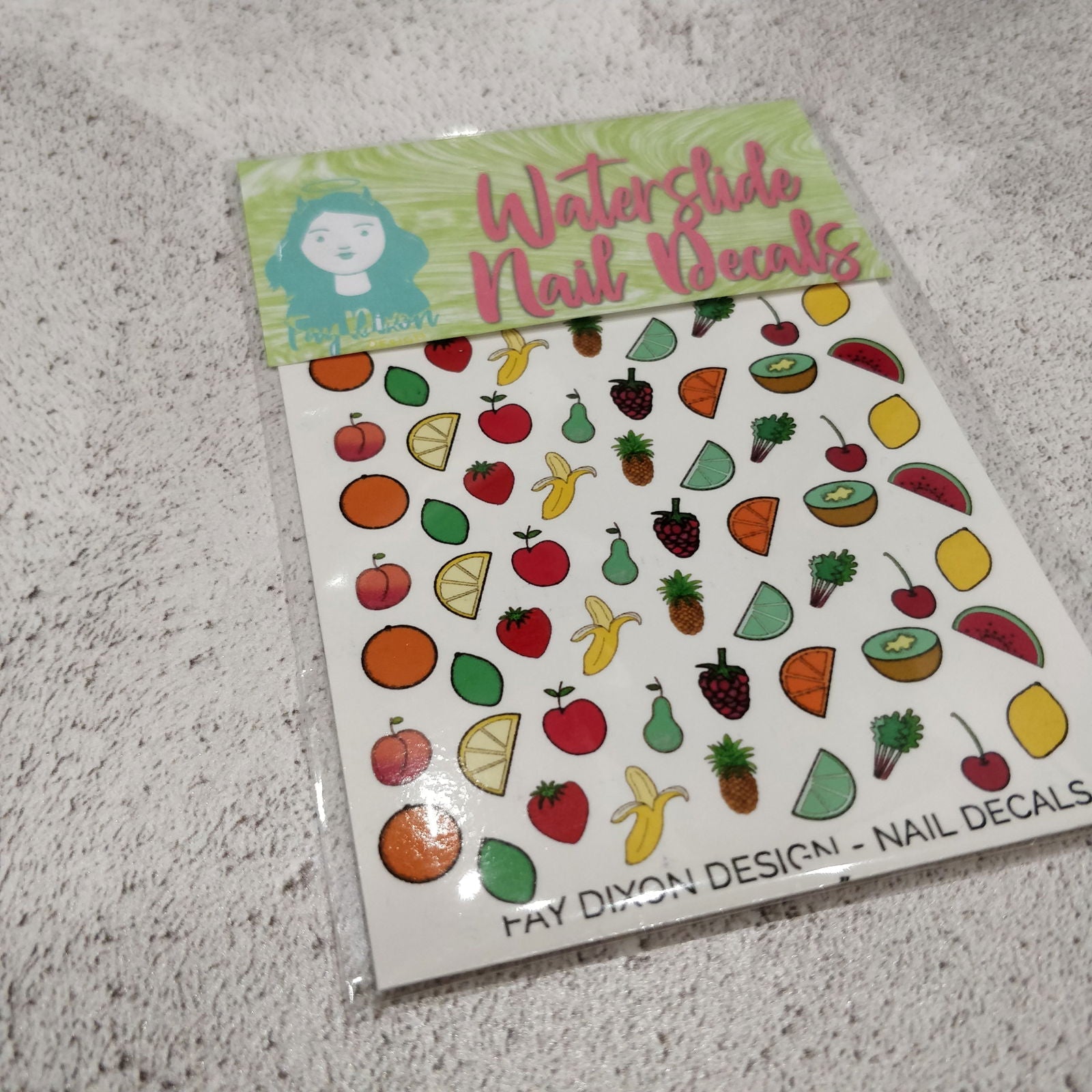 Feelin' Fruity Waterslide Nail Decals