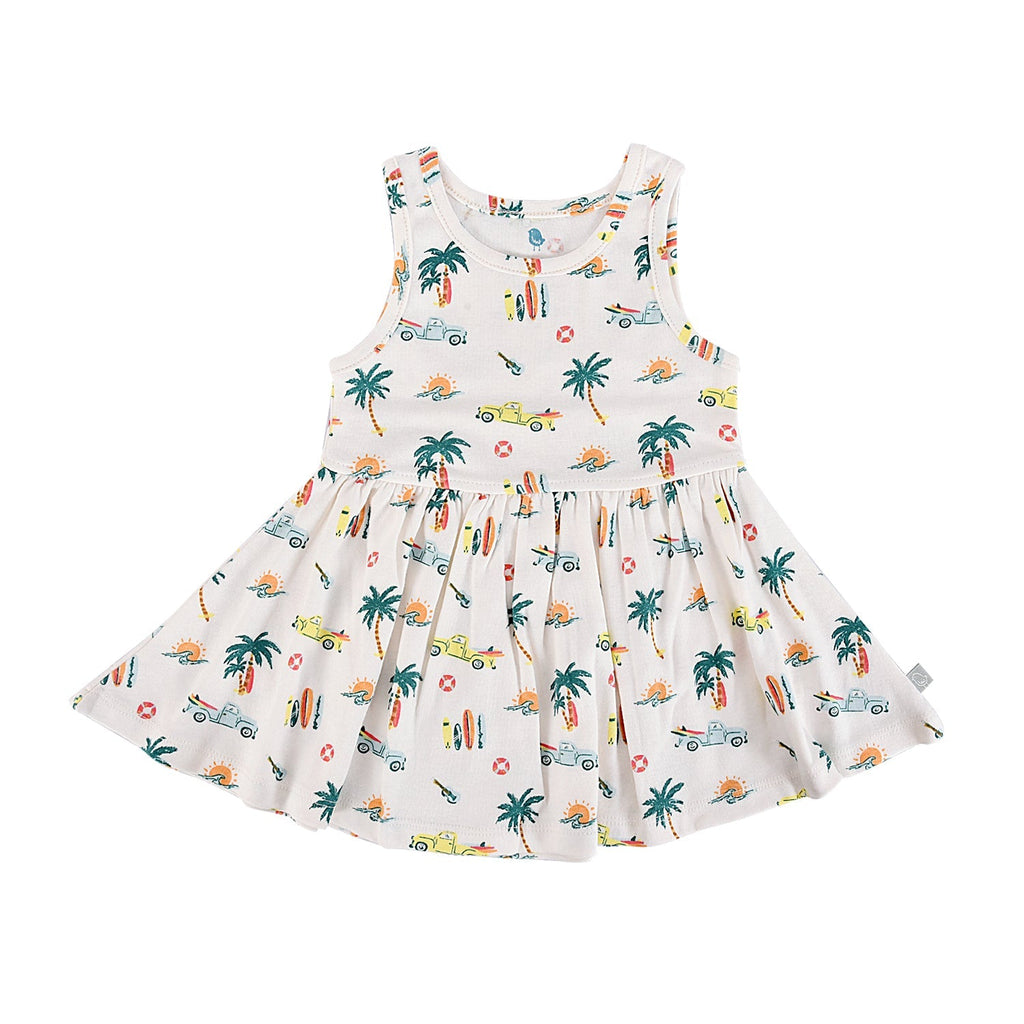 Tank Twirl Dress in Beach Vibes