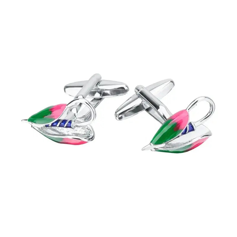 Fishing Hook Fly Cufflinks