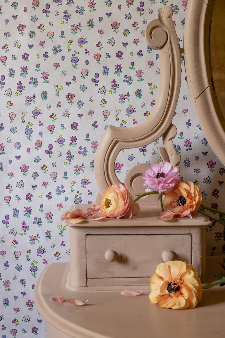 Flower Power - Rainbow - Wallpaper