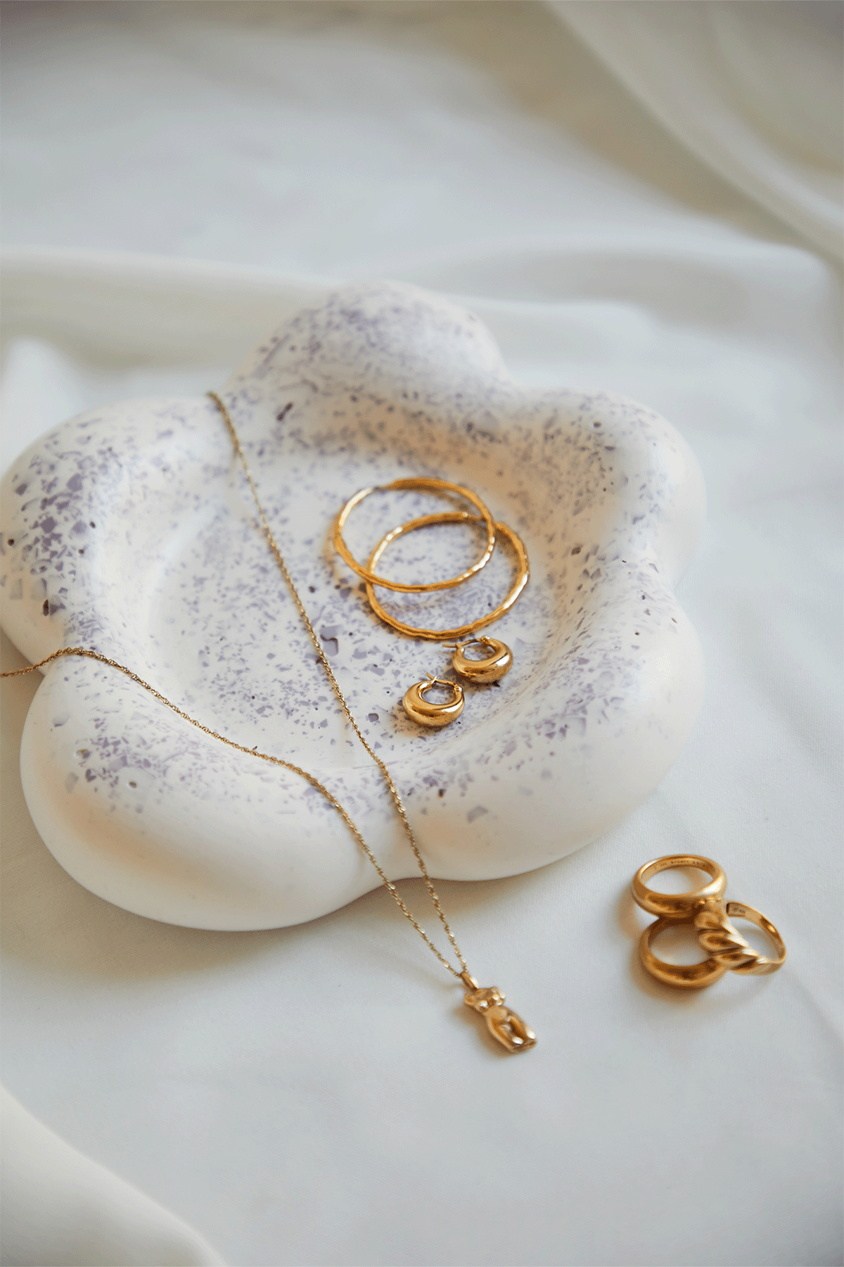 Flower Shaped Jewellery Tray