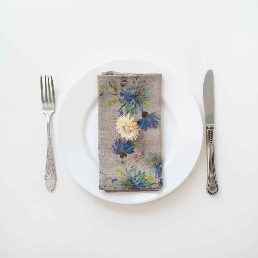 100% Linen Napkins Set – Elegant & Handmade in Lithuania by Linen Tales at www.brixbailey.com