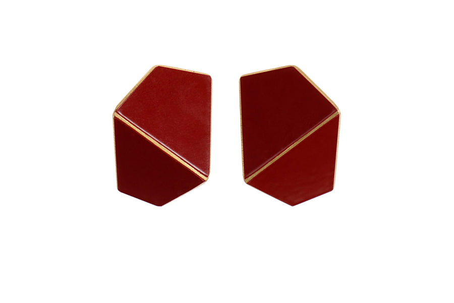 Folded Wide Earrings