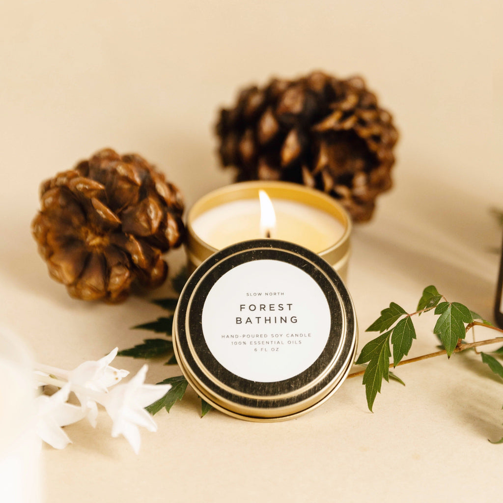 Forest Bathing Candle in Fir Pine and Patchouli