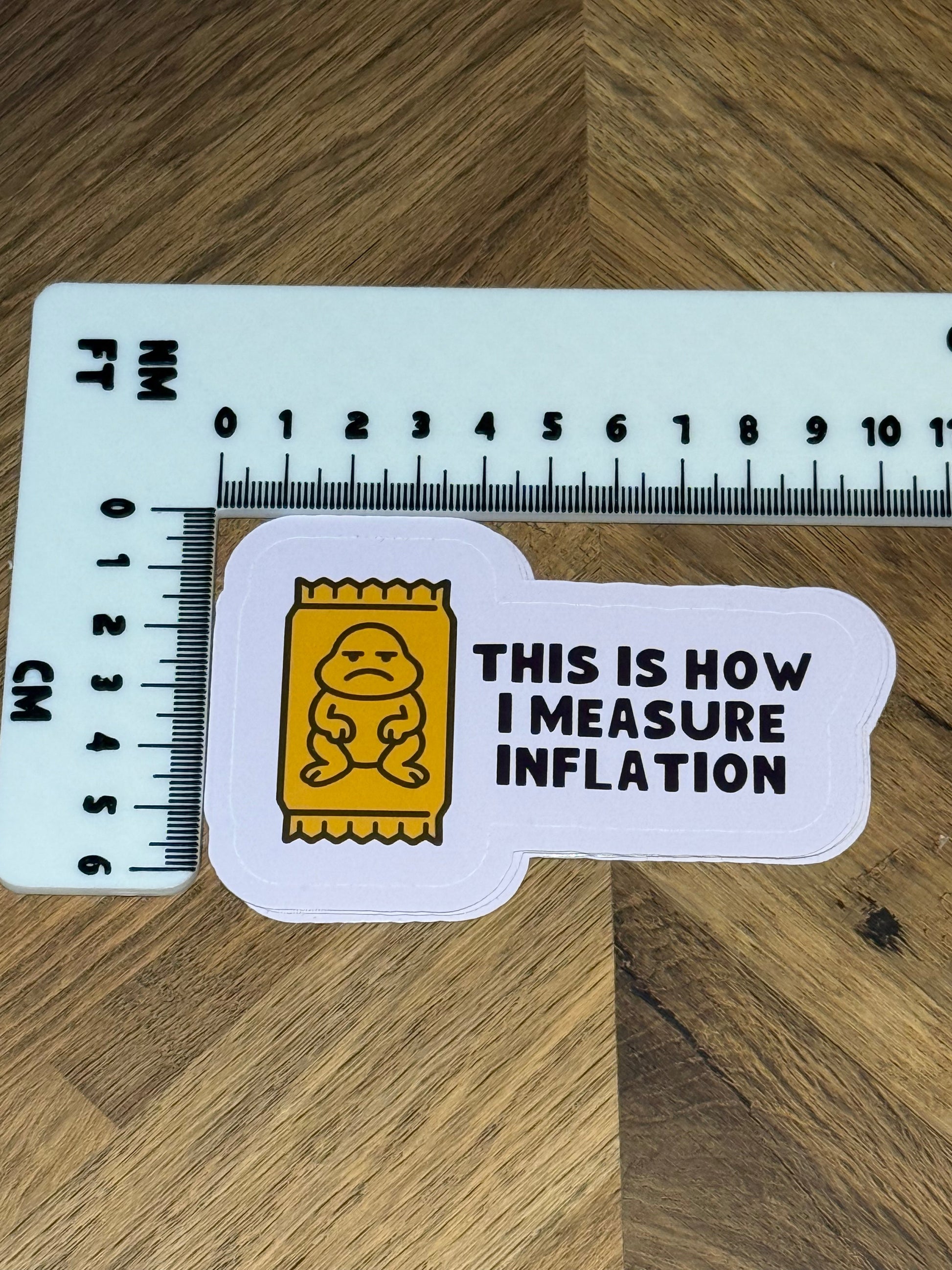 Inflation Sticker Vinyl Decal