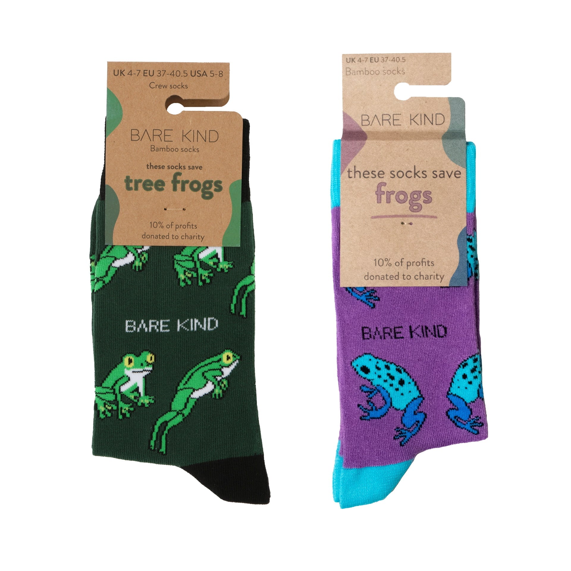 Frog 2 Pack Bamboo Sock Set