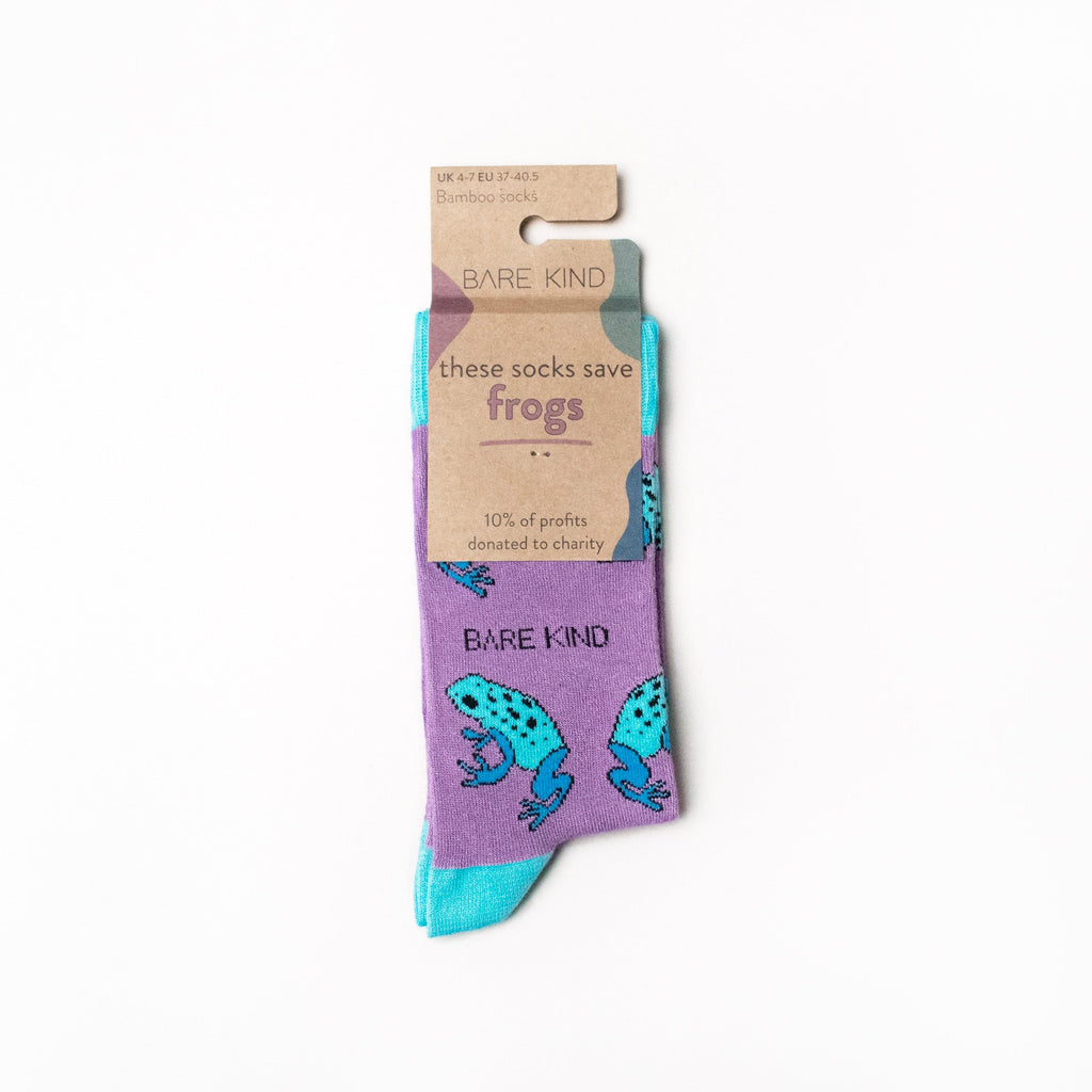 Save the Frogs Bamboo Socks