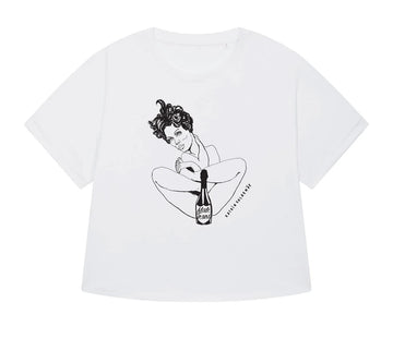 Male Tears Cropped T-Shirt – Artistic & Eco-Friendly Fashion by Katrin Valgemäe at www.brixbailey.com