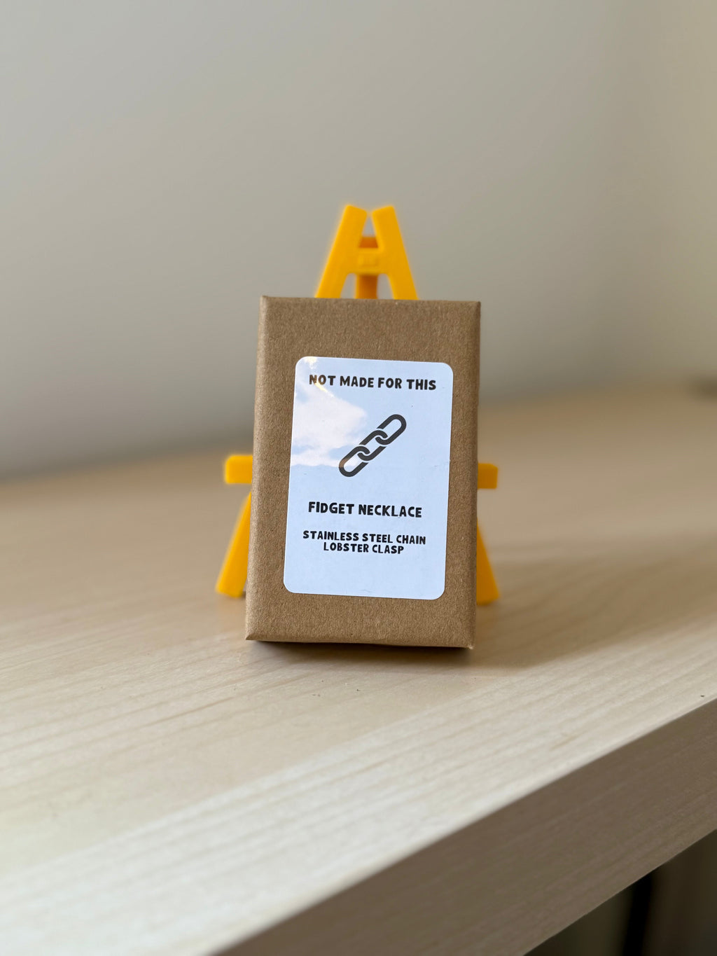 Fidget Necklace for Stress Relief and Focus