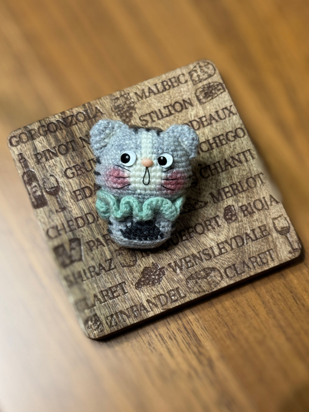 🐾 Handmade Shetland Wool Crochet Kittens – Premium Mini Cat Collection