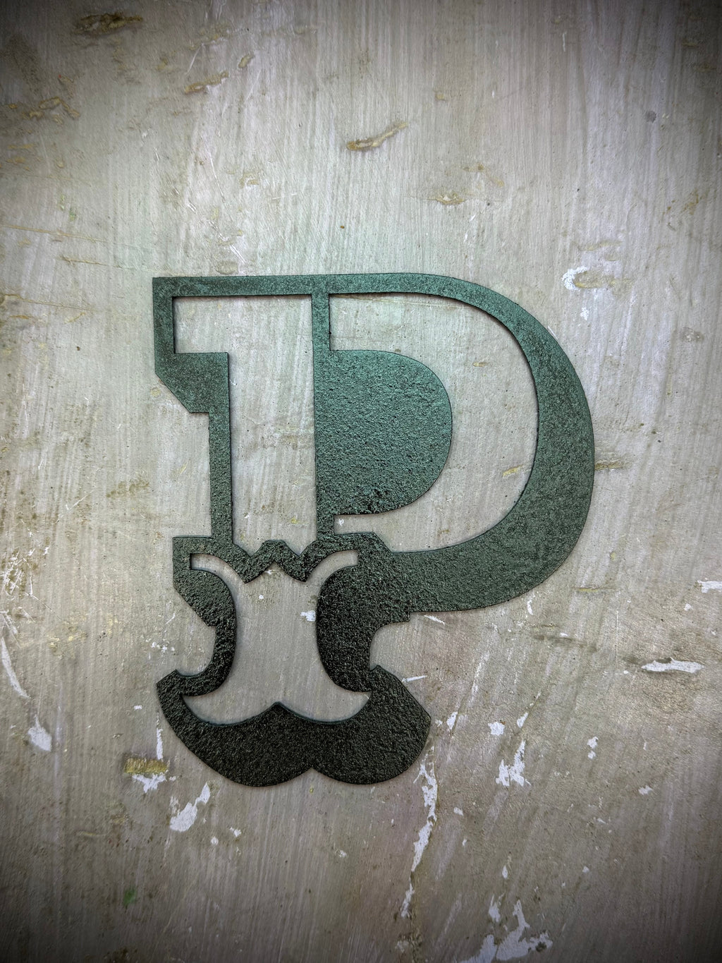 A-Z Rustic 5" or 12" Black Metal Carnival Letters.